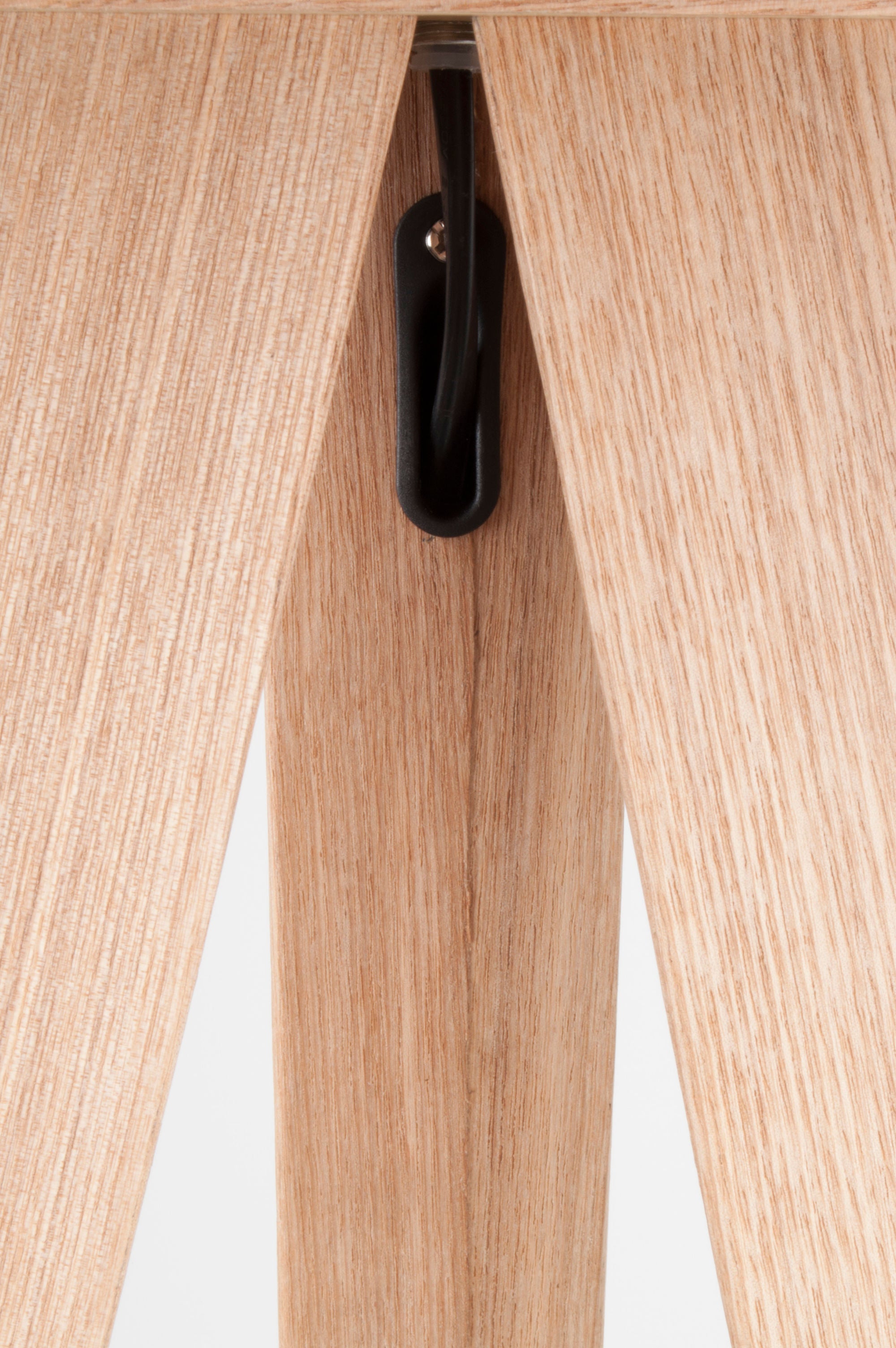 Zuiver Tripod Wood Black Floor Lamp